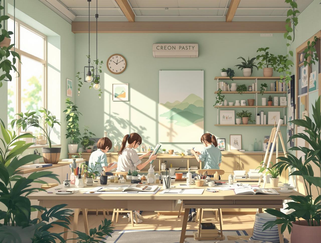 漫剧短剧品牌故事 - 动画工作室创作场景